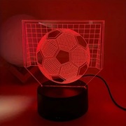 PIŁKA NOŻNA LAMPKA LED 3D ZMIENIAJĄCA KOLORY 