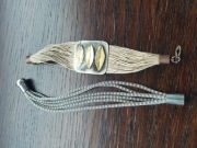 Zestaw bransoletki z lnu i miedzi oraz stali Apart na magnes