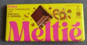 Meltie czekolada mleczna z karmelem i precelki 95g milk chocolate