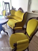 Stół sofa krzesła Ludwik Filip oryg. po renowacji!