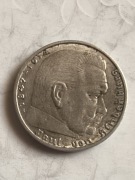 2 marki w srebrze 1937r.mennica D, żadka zazwyczaj są A