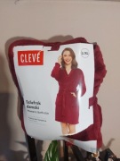 Szlafrok damski Cleve,  nowy L/XL, kieszenie 