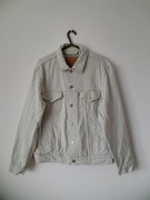Piekna kurtka denimowa jeansowa Levis dżins kremowa retro vintage 90s 80s
