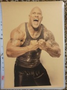 Plakat Dwayne Johnson 30x42 Idealny na Prezent