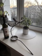 Stojak pod wino butelki ze stali nierdzewnej