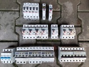 Wyłączniki DIN TH35 FAEL Legrand SCHRACK AEG - zestaw