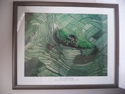 Obraz Yann Arhtus-Bertrand Islet in the terraced rice fields of Bali