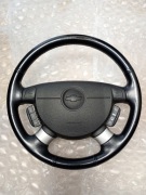 Chevrolet Lacetti kierownica skórzana 96837693, radio, tempomat
