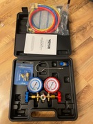 TESTER KLIMATYZACJI MIERNIK MANOMETRY ZESTAW DO NAPEŁNIANIA  Serwisu klimy