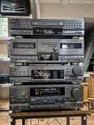  Wieża Sony LBT-D609 + CDP-M43 + TC-D709 + ST-D709 + kolumny|pilot |komplet