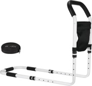 Barierka do łóżka, asystent wstawania, poręcz do łóżka regulowana z pasem