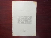 SEJM - Tekst Ślubowania Poselskiego 1980 rok!