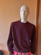 Sweter bordowy Reserved Basic XL