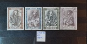 3523-3526 3523-26 Poczet królów i książąt polskich 1997 r 