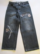 Spodnie Paco Jak Southpole Baggy Y2K Vintage Streetwear Skate Jeansy 36x30