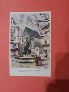 LWÓW.Studnia w rynku i część tylna Katedry.Mal.St.Toudos.