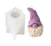 GNOM KRASNAL forma silikonowa 9.3*7.5 do Świec Wosku akcesoria 