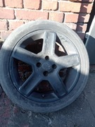 Sprzedam komplet kół letnich alufelgi citroen C4+ 2 opony. 17 cali 