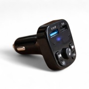 Transmiter FM Bluetooth 5.0 Samochodowy USB AUX LED Zestaw Głośnomówiący