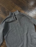 Szara bluza gray rozpinana kółko gray M/L luźna oversize