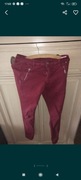 Spodnie bordowe r.S