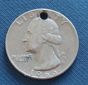 1/4 dolara 1966 USA Washington