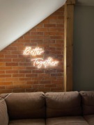 Neon Better Together do wynajęcia wesele sesja 