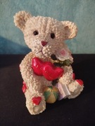 Skarbonka - Miś z sercami - Prezent na Walentynki