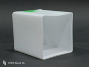 Klosze klosz kostka kubik 10x10 cm otwór E-27 42mm