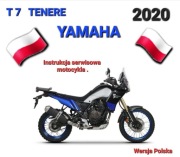 YAMAHA T7 700 TENER XTZ 700 2020r INSTRUKCJA NAPRAW j.POLSKI KODY ECU