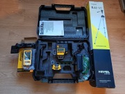 DEWALT DCE089D1R Laser Krzyżowy,Detektor,Okulary,Aku,Ładowarka,statyw