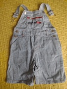 Kombinezon ogrodniczki spodenki jeansowe 104