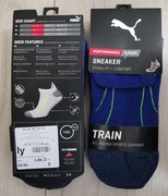 skarpety treningowe Puma niebieskie rozmiar 35 - 38 2 pak