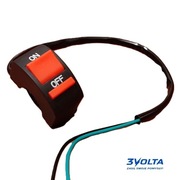 Przycisk ON/OFF do kierownicy e-bike, hulajnogi , przełącznik 12–72V