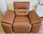 Fotel skórzany Impressione z elektryczną funkcją relaks - skóra naturalna