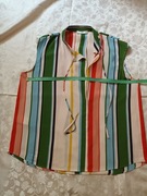 (UNIKAT)Bluzka Mango kolorowa.Kobieta.Dama.Klasyka.Egzotyka.Lato.Moda 2025