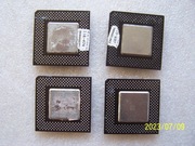 Pakiet Procesorów plastikowych czarne Intel  4 szt