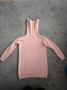 Sweter z golfem różowy H&M XS
