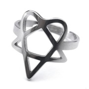 pierścionek Him Heartagram / obrączka regulowana