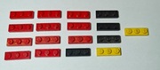 Lego 3623 płytka 1x3 mix - 17 sztuk !
