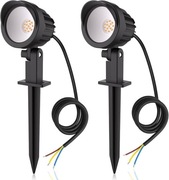 MEIKEE Zewnętrzna lampa punktowa LED 7 W z kołkiem Lampa ogrodowa2700K