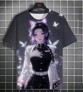 T-shirt Shinobu Kocho dla Fanów Anime Manga Fantasy