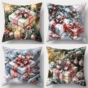Zestaw 4-rech poszewek Bożonarodzeniowych