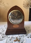 Zegar lancet neogotyk rzemieślniczy - Arts&Crafts rarytas loft