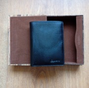 Portfel skórzany firmy Canaletto czarny