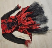 strój wampirzyca wampirka czarownica diablica halloween M L XL 2325