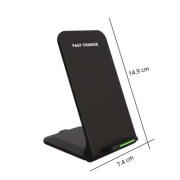 SZYBKA ŁADOWARKA INDUKCYJNA PODSTAWKA STAND NA TELEFON SKŁADANA 15W QC Qi