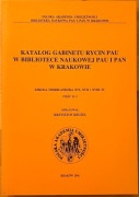Katalog Gabinetu Rycin PAU w Bibliotece PAN i PAU w Krakowie