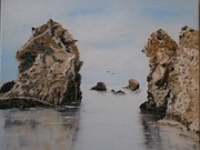 Skaly z okolic wyspy Milos