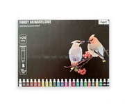 akwarele farby 24, akwarelki w tubkach farbki 24